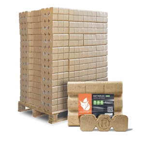RUF Triplex Green Weichholzbriketts – 960 kg Palette